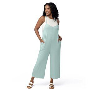 Kindred Bravely Charlie Maternity Nursing Romper Jumpsuit Dusty Blue Green med
